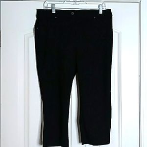 Chico's black Capris  pants